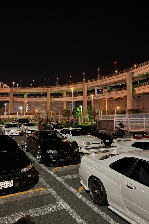 【R34】Tokyo：Private Daikoku tour in Modified R34 - The real draw: riding an R34 with an owner who knows the rules