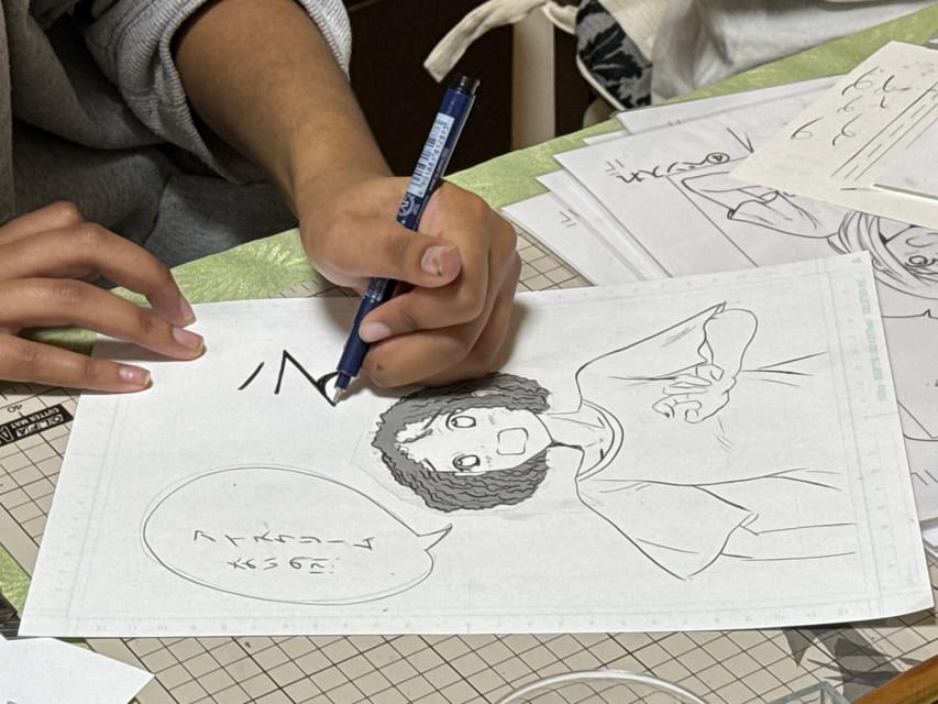 3-Hour Manga Drawing Workshop in Tokyo - Language support that actually helps you keep up