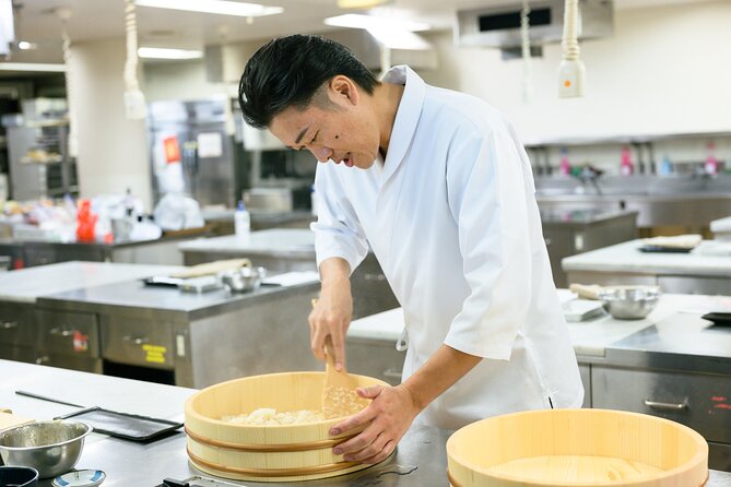 A One-of-a-Kind Sushi Experience in a Special Place of Japan - Knife basics and slicing fish with an English-speaking guide