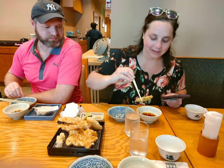 Asakusa Historical And Cultural Food Tour With A local Guide - What you eat: beef, sushi, tempura, sweets, and drinks