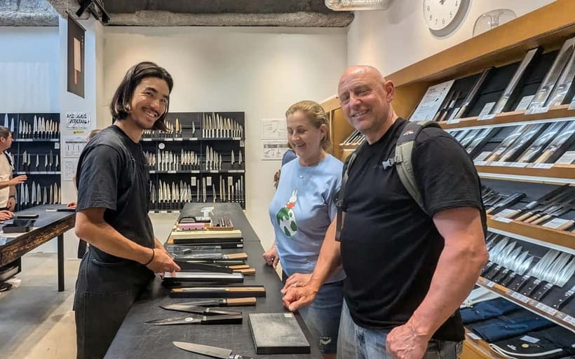Asakusa: Kitchen knife store visits after history tour - Asakusa Pier and the early walk: getting your bearings in 15 minutes