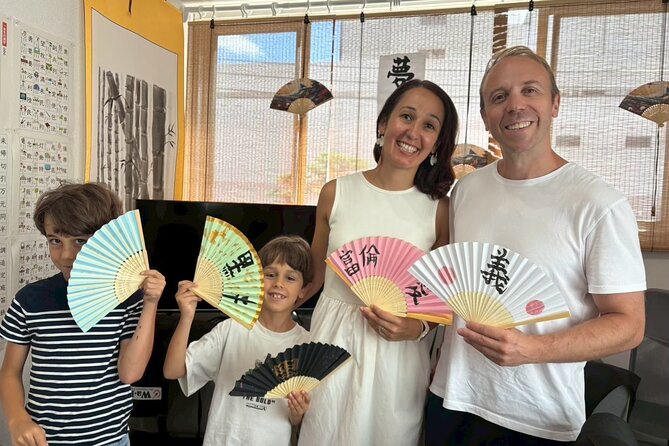Asakusa：Japanese Calligraphy & Make your original folding fan! - Key highlights you’ll actually feel during the lesson