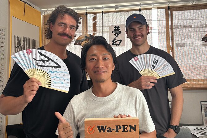 Asakusa：Japanese Calligraphy & Make your original folding fan! - Location and logistics that won’t eat your time