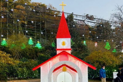 Ashikaga Flowers Park Pvt. One Day Tour with Pickup - Stop 1: Ashikaga Orihime Jinjya and the 200-step red torii climb