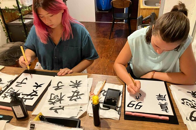 Calligraphy Culture SHODO Experience in Tokyo - A Quick Reality Check on the Classroom Setting