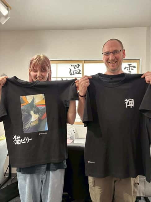 Calligraphy & print your calligraphy on a T-shirt. - Key highlights you’ll care about