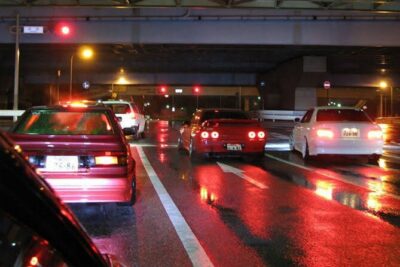 Daikoku Car meet: Tokyo Drift Car Club membership - Riding the Wangan-sen bayshore road: the famous Tokyo vibe