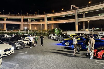 Daikoku Car meet & Tokyo Private JDM Night Tour in 700HP R34 GT-R - How the pacing works: 3 stops plus a pass-by view