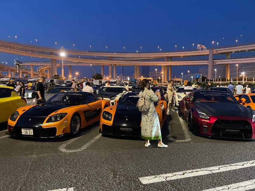 Daikoku Parking Area : JDM car meet tour by a local Japanese - Tatsumi 1st PA Photo Stop: Catch the Scene Early