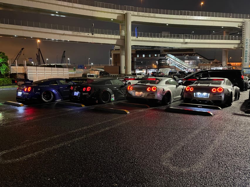 Daikoku Parking Area : JDM car meet tour by a local Japanese - Tokyo Skytree Town Pass-By: Quick Night Glimpses Without Planning