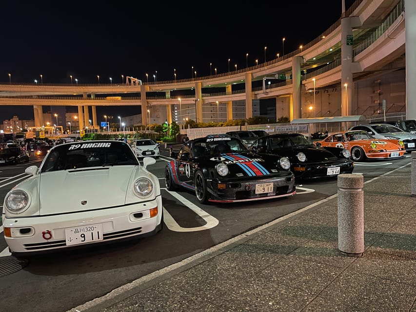 Daikoku Parking Area : JDM car meet tour by a local Japanese - Rainbow Bridge and Tokyo Tower Views From the Route