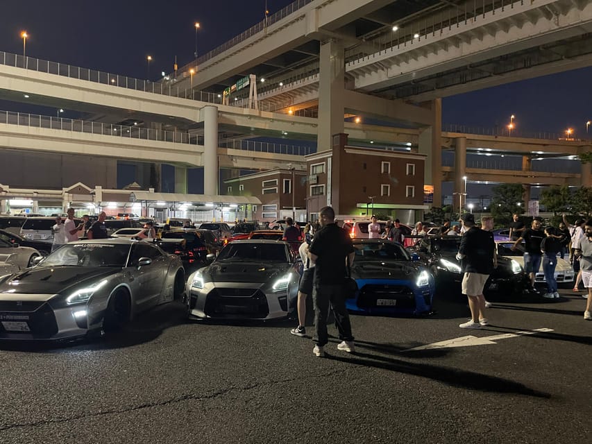 Daikoku Parking : going by this mini JDM - one customer only - Skytree to Rainbow Bridge: the best views are the ones you pass