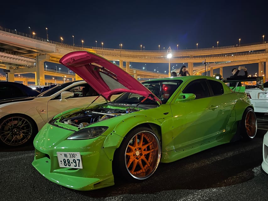 Daikoku Parking : going by this mini JDM - one customer only - The driving experience: expressways, bay shore vibes, and respectful fun