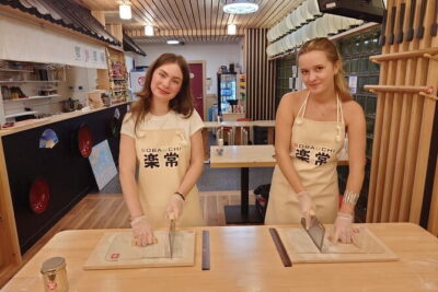 Experience Big soba knife Soba Making Class in Tokyo Kappabashi - What happens during the soba class at Open Kitchen Studio