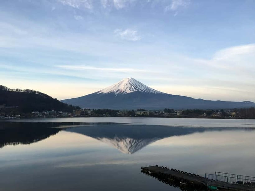 From Tokyo: 1 Full Day Mount fuji Sightseeing Trip - Oishi Park: the viewing break where sunset actually makes sense