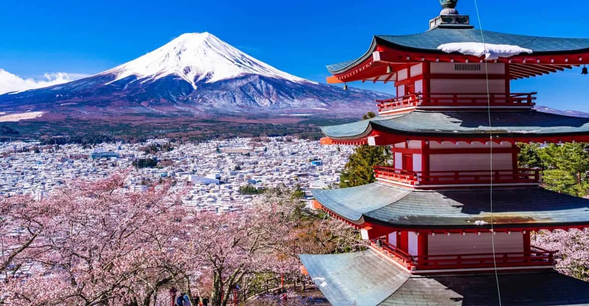 From Tokyo: Fuji Mountain Area - FujiQ - Lake Kawaguchiko - Chureito Pagoda - A comfortable Mt. Fuji day from Tokyo that actually feels like your day