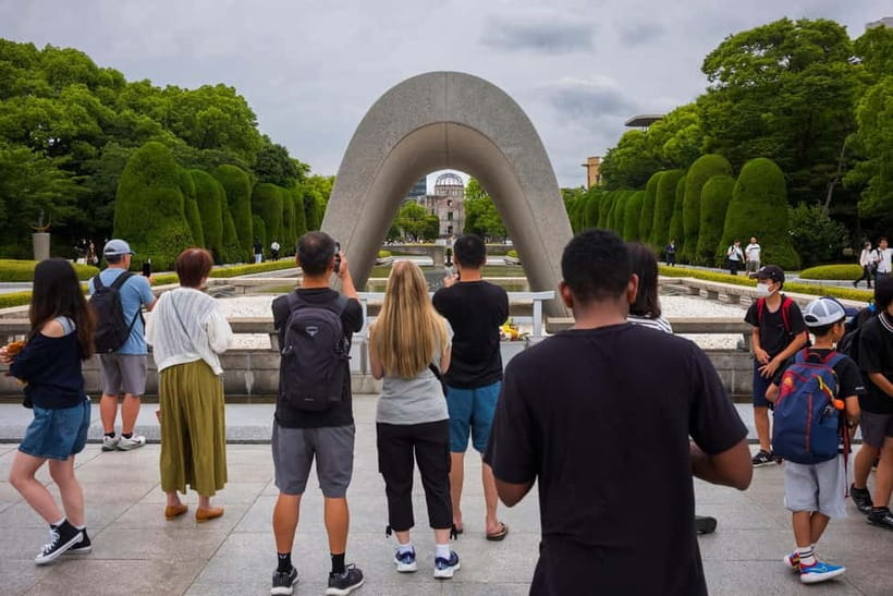 From Tokyo: Hiroshima and Miyajima Day Trip by Bullet Train - Back to Hiroshima by ferry, then straight to the memorial park