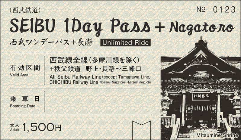 From Tokyo: Seibu Railway 1 Day Pass and Nagatoro - Key Points You’ll Care About Most