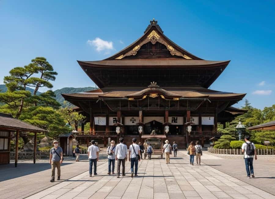 From Tokyo: Snow Monkeys and Zenkoji Temple Day Trip - Ojoji Temple Gardens and Guided Meditation Time
