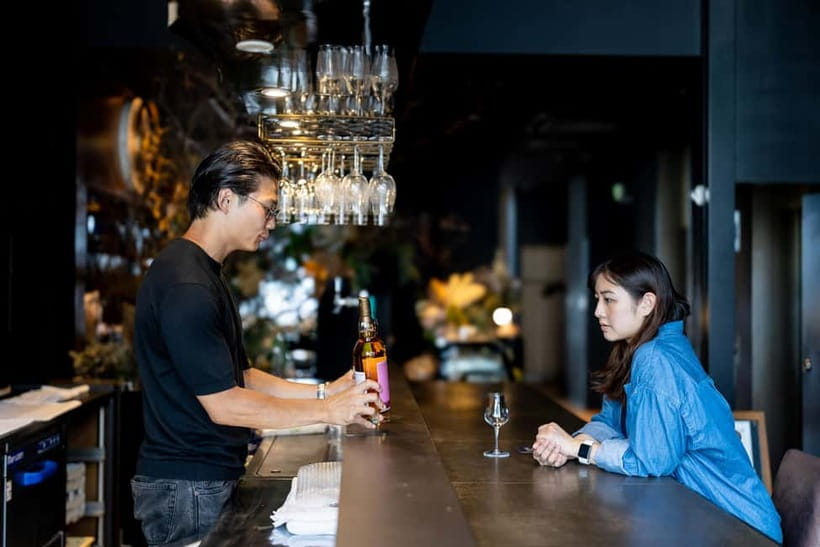 Ginza, Tokyo: Sake Experience with traditional vessels - KINTSUGI with 400-year-old Imari porcelain: art that you drink from