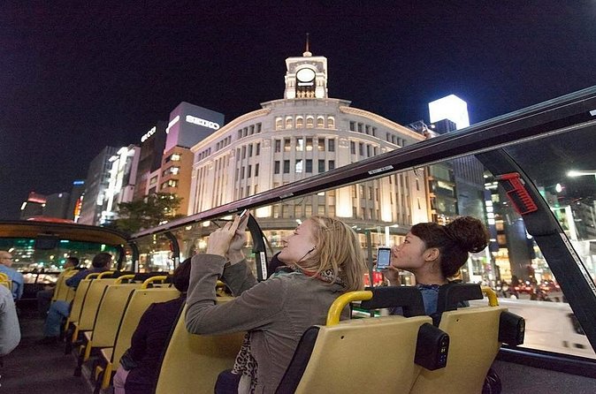 Hop-On Hop-Off Tokyo Bus by Skyhop Bus - Route one: Tokyo Tower → Zojo-ji area → Fuji TV → Teleport → Ginza