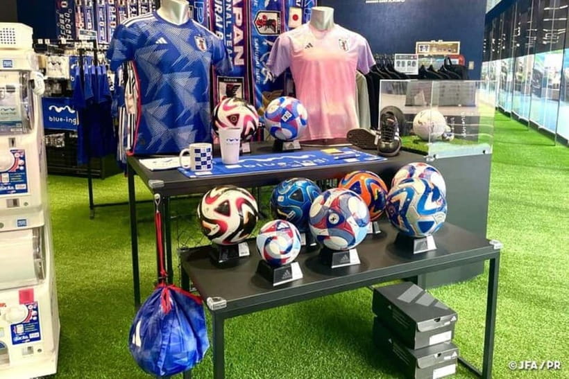 Japan Football Association museum tour at 「blue-ing!」 - Where blue-ing! Discovery Area fits into Tokyo Dome City