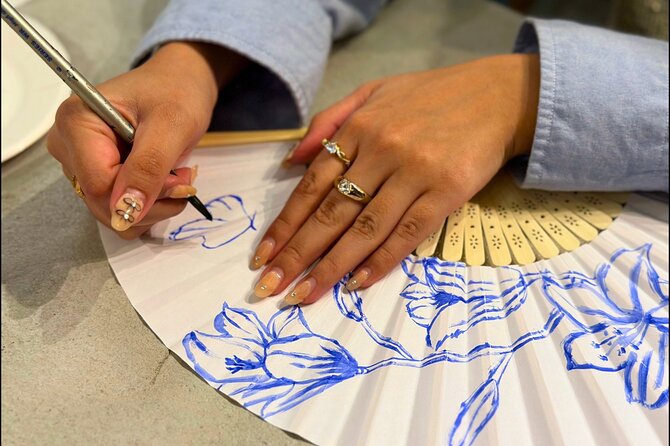 Japanese Fan Painting Workshop ~ in a Tokyo Flower Shop - Key Things You’ll Notice Right Away