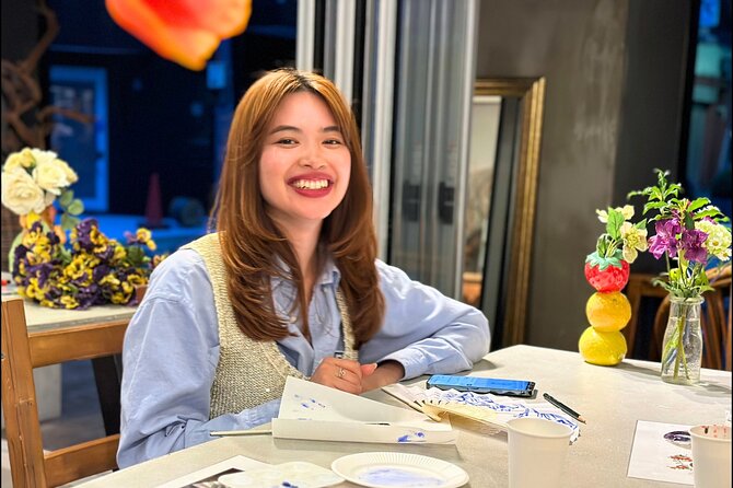 Japanese Fan Painting Workshop ~ in a Tokyo Flower Shop - Practical Tips Before You Go