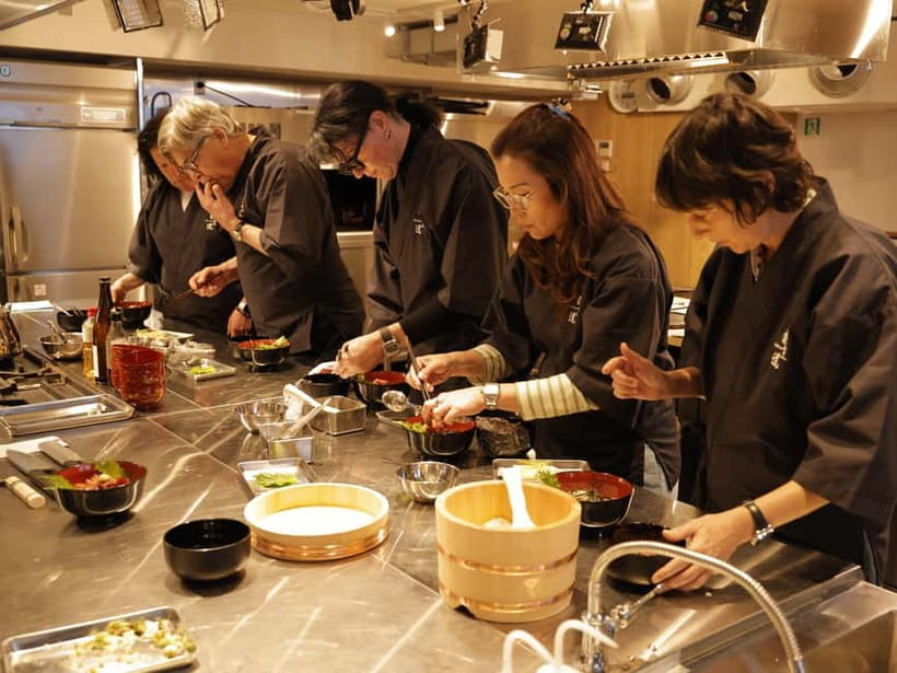 Japanese Knife Skills & Tuna Don/Sushi Workshop in Tokyo - The whetstone practice: where the real skill lives