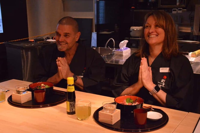 Japanese Knife Skills & Tuna Don/Sushi Workshop in Tokyo - Cook tuna zuke-don or build a sushi set