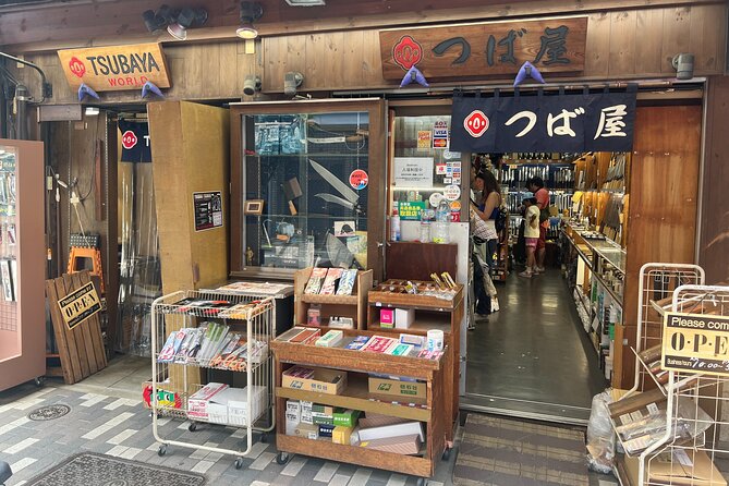 Kappabashi Knife Shopping Tour with Government-Licensed Guide - Finishing near Tokyo Skytree without the ticket burden