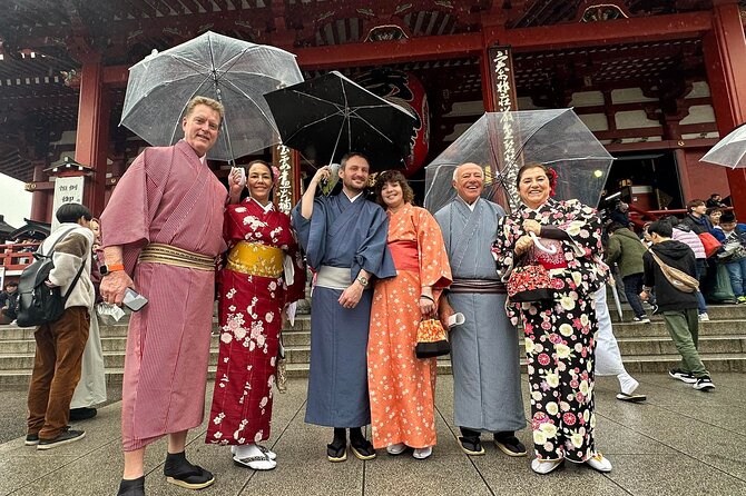 Kimono and Tea Ceremony in Asakusa Private Food Tour With Guide - A small-group walk that keeps the day relaxed