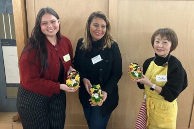 Making a bento box with cute character look in Japan - The Class Flow: From Planning to a Completed Bento (With Michi’s Guidance)