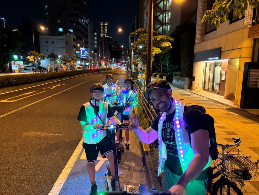 Night E-Scooter Ride to Tokyo Tower - No License Needed - Why Tokyo Tower Nights Feel Different Than Daytime