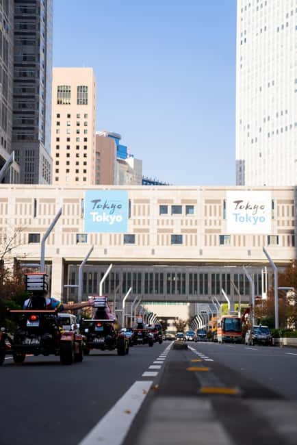 Official Japan Go-Kart Through Shibuya / Shinjuku - Tokyo Tower and Tokyo Station: big landmarks at slow-roll pace