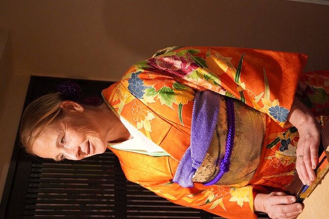 Private Kimono and tea ceremony at local home near Tokyo Disney - Silk, Furisode, Katana, and Ninja Extras: What You Actually Wear