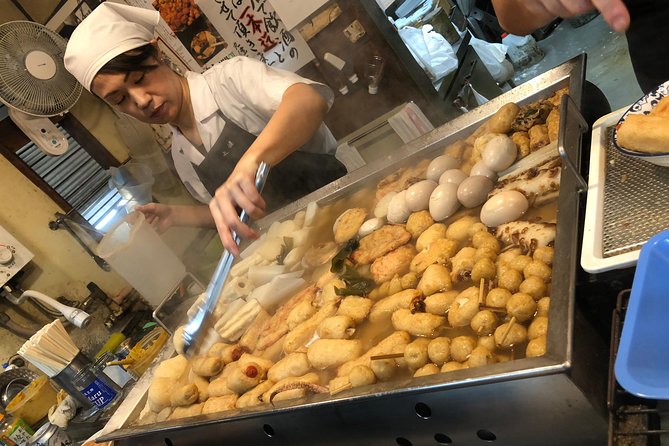 Private Tokyo Food Tour - Retro Akabane Izakaya Experience - Stop 1 at Ichibangai: standing bar snacks and oden washed down with sake-broth
