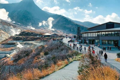 Private Tour to Mount Fuji & Hakone with Gotemba Outlets English - Hakone Ropeway and Owakudani: volcano energy, with big views