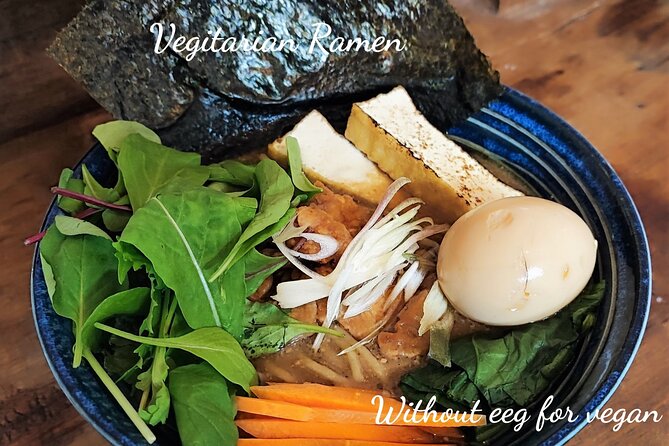 Ramen & Dumpling Cooking in Tokyo with Chef/Vegan possible - What about vegan or dietary needs?