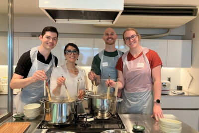 Ramen Making from Scratch – Tokyo Ultimate Cooking Class - The class schedule: 12:20 meet, one big cook session, then tasting