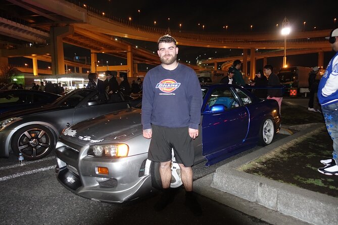Real Tokyo Runner Club : Daikoku Car Meet Night Tour with JDM Car - The guide’s role: Sunny, Daiki, Aki, Taro, and 森本大心 make it click