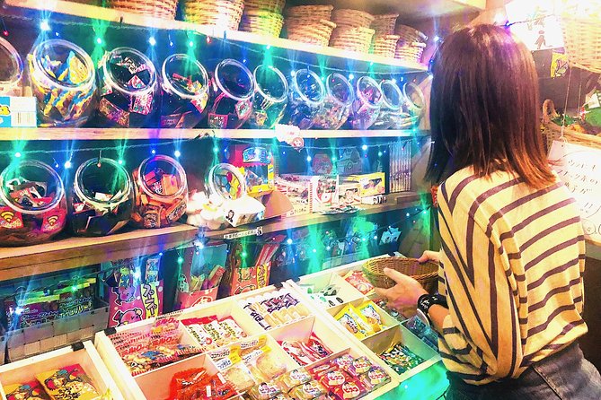 Retro Shibuya Food Tour - Stop 4: Shibuya Center-gai, food variety with 3 drinks