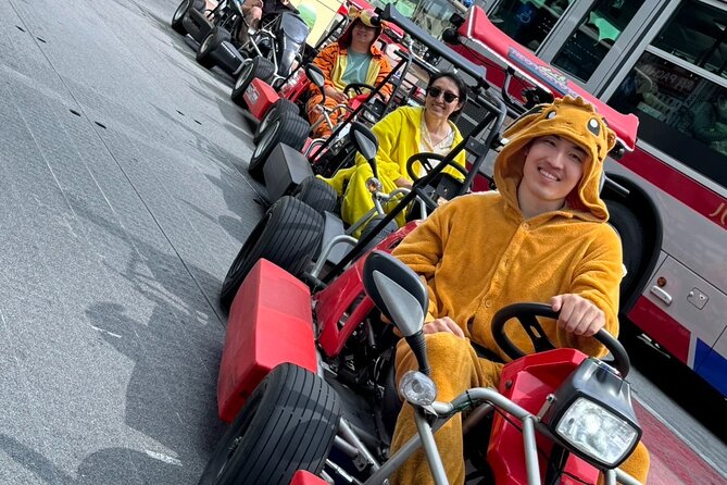 Ride Through The Streets Of Shibuya and Sinjuku By Go Kart - Safety Briefing and How the Single-Person Kart Setup Feels