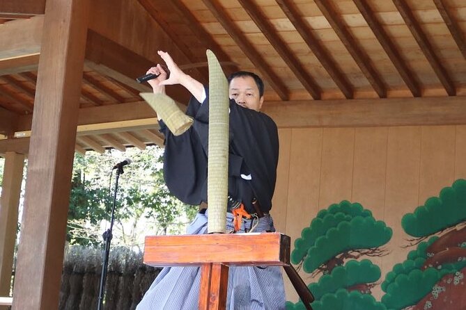 Samurai Experience Mugai Ryu Iaido in Tokyo - Safety and your brain: mock katanas make it doable