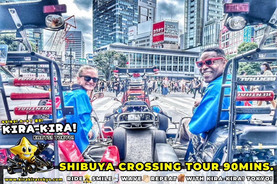 Shibuya Crossing x Tokyo Tower and more! Go-Kart Tour - Meeting at Tokyo Joy Kart: Getting Ready in 15 Minutes