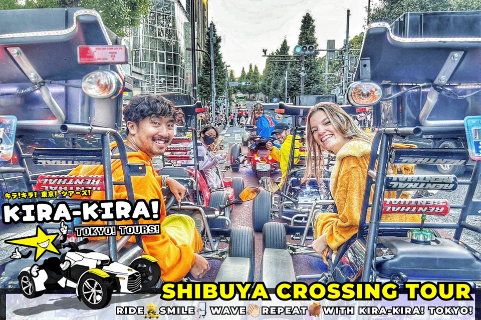 Shibuya Crossing x Tokyo Tower and more! Go-Kart Tour - Roppongi: Speed, Color, and Easy Turns
