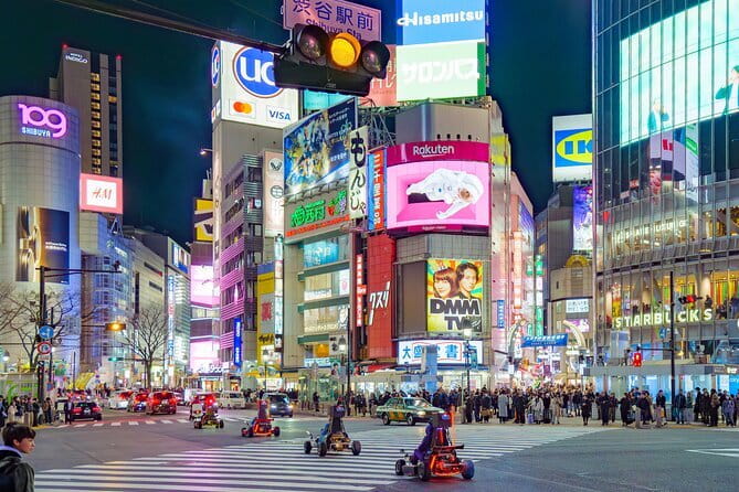 Shibuya Go Karting Tour with Funny Costume - Costumes Are Included, and That Changes the Mood