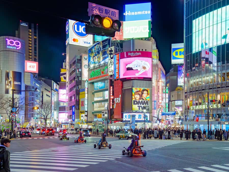 Shibuya#2 Go Karting Tour with Funny Costume - The 1-Hour Route: From Shibuya Scramble to Omotesando and Harajuku