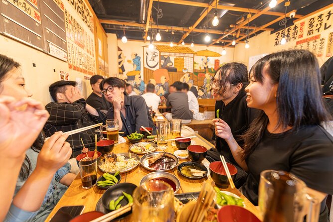 Shinjuku Underground Nightlife Tour: Izakaya Food & Bar Hopping - Golden Gai Nightcap: Tiny Bars, Intimate Vibes, and One Included Drink