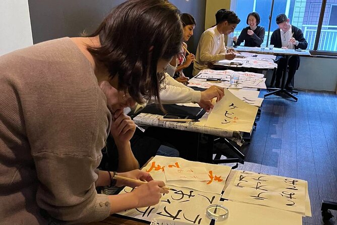 Small Group Japanese Calligraphy Workshop Experience - Shodo in a Tokyo restaurant: calm, focused, and honestly fun